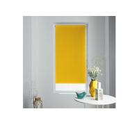 Douceur d'Intérieur, Store Enrouleur Occultant (60 x 180 cm) Occult Jaune, Polyester
