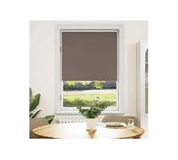 vidaXL Store enrouleur occultant 84,4x175 cm marron pour fenêtre chambre à coucher