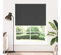 vidaXL Store Enrouleur Occultant 80x175cm Noir Fenêtre Chambre à Coucher 240114