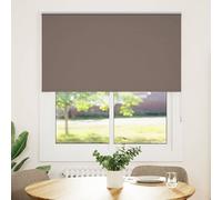Store enrouleur occultant café 120x175cm largeur du tissu vidaXL