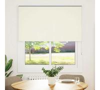 Store enrouleur occultant café 125x230cm largeur du tissu vidaXL