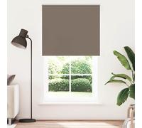Store enrouleur occultant café 135x230cm largeur du tissu vidaXL