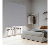 Store Enrouleur occultant pour fenêtres et Portes Rideau Opaque Isolant Thermique Blackout Installation Facile au Mur ou au Plafond STORESDECO Blanc 140x180 cm Largeur Tissu 136,5 cm