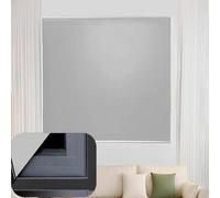 Store Enrouleur Occultant sans Perçage 75 x 190 cm, sans Perçage, Facile à Installer, 100% Occultant Protection Vie Privée Store Jour et Nuit Isolant Thermique avec Ruban adhésif pour Grenier, Gris