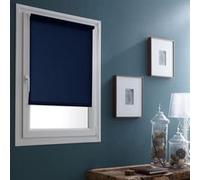 Store Enrouleur Occultant Sans percer - 42 x 170cm-Bleu foncé Bleu G