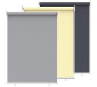 Store Enrouleur Occultant,Store à Rouleau,Store à Enroulement,Facile à Installer,Protéger Votre Vie Privée,Isolation Thermique,Protection UV,Store Fenêtre pour Fenêtre ou Porte,Gris,100 * 140cm