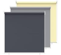 Store Enrouleur Occultant,Store à Rouleau,Store à Enroulement,Facile à Installer,Protéger Votre Vie Privée,Isolation Thermique,Protection UV,Store Fenêtre pour Fenêtre ou Porte,Anthracite,140 * 140cm