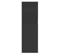Store enrouleur occultant - vidaXL - 55 7 cm largeur du tissu - Noir - 100% polyester - Hauteur 130 cm