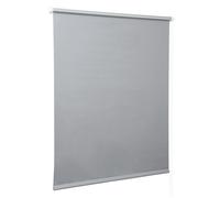 WOLTU Store Occultant Enrouleur sans Perçage, Rideau Opaque avec Revêtement d'argent, Protection Soleil, pour Fenêtre ou Porte, 120x160 cm [Largeur du Tissu: 116 cm], Gris