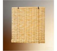 Store Enrouleur Rétro en Bambou Naturel Réglablepour Serre pavillon Roseau Imperméables Intimité 70% D'occultation for Intérieur/Extérieur/Jardin(80x80cm/32x32in)