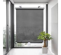 Store Enrouleur sans Perçage,Store de Fenêtre à Ventouse,Stores Occultants,Rideau Protection Solaire Isolant Thermique- Amovible - pour Chambre/Salon/Bureau/Salle de Bain/Cuisine/Voiture