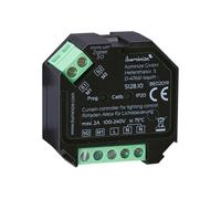 Store enrouleur/store et actionneur de toile Mini 2 canaux haut/bas, max. 2 A, contrôlable avec commandes d'éclairage Zigbee (gradation), montage dans une boîte d'interrupteur profonde | Compatible