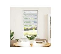 vidaXL Store Enrouleur Tamisant 60,9x120 cm Blanc Store Occultant Fenêtre Maison