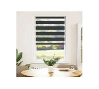 vidaXL Store enrouleur tamisant 70,9 x 120 cm Noir