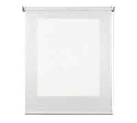 Store Enrouleur translucide Deco, Store Enrouleur décoratif Deco à l'aspect Textile, Store Transparent Moderne, pour Les fenêtres et Les Portes, jusqu'à 200 cm de Large! | Deco Blanc, 140 cm x 180 cm