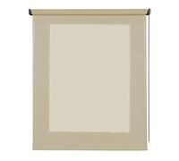 Store Enrouleur translucide Deco, Store Enrouleur décoratif Deco à l'aspect Textile, Store Transparent Moderne, pour Les fenêtres et Les Portes, jusqu'à 200 cm de Large! | Deco Beige, 140 cm x 180 cm