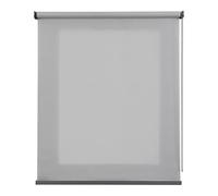 Store enrouleur translucide Plus, store enrouleur Premium avec finition métallique. Store moderne à l'aspect textile, décoratif, pour fenêtres et portes, jusqu'à 200 cm!| Plus Gris Clair,120cm x 250cm