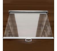 Store Enrouleur Transparent en Plastique,Rideau Roulant Imperméable,pour Le Stockage des Aliments,Isolation,Garder Frais,pour Armoire,Bibliothèque,Garder Les Choses Propres (105×150cm/41×59in)