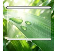 Store Enrouleur Transparent Professionnel pour Meuble Frigorifique Ouvert | Rideau de Nuit en PET avec Poignée pour Vitrine Réfrigérée(W90xh150cm/35.4x59'')