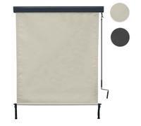 Store enrouleur vertical HWC-F42, store extérieur, Protection anti-UV 50 ~ 250x140 cm, crème-beige