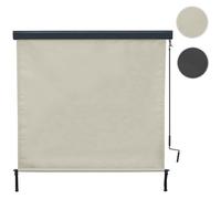 Store enrouleur vertical HWC-F42, store extérieur, Protection anti-UV 50 ~ 250x180 cm, crème-beige