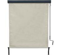 Store enrouleur vertical HWC-F42, store extérieur, Protection anti-UV 50 ~ 250x140 cm, crème-beige