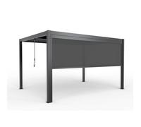 Store enrouleur vertical pour pergola - manuel - l.3,7 x H.2,18 m - Ximax