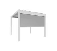Store enrouleur vertical pour pergola - motorisé - l.2,7 x H.2,18 m - Ximax