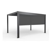 Store enrouleur vertical pour pergola - motorisé - l.3,7 x H.2,18 m - Ximax