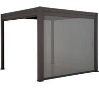 Hespéride Pergola Évora avec store 4 m - Graphite