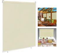 Store extérieur ACXIN Balcon Store vertical Ombrage Store pare-vue Protection solaire extérieure Protection solaire anti-UV (180 x 240 cm, beige)