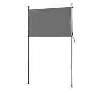 Store extérieur Cimarra aux barres téléscopiques sans perçage 184 x 270 x 310 cm gris foncé [pro.tec]