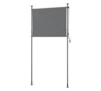 Store extérieur Cimarra aux barres téléscopiques sans perçage 134 x 270 x 310 cm gris foncé [pro.tec]