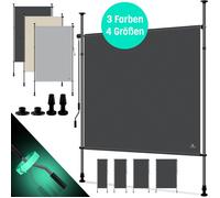 Store extérieur sans perçage - KESSER - Gris - 200x310 cm - Montage sans perçage - Hauteur ajustable 220-310 cm