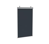 Store extérieur vertical store manuel rétractable dim. 124L x 5l x 222H cm installation sans perçage alu. acier polyester gris