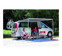 Store F35 pro 250 boitier + pieds gris Titanium Toile Royal blue Fiamma