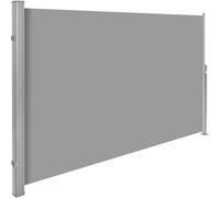 Tectake Brise Vue Rétractable De Balcon Jardin Terrasse Occultant En Pvc Et Aluminium 3 M X 1,6 M Gris Gris