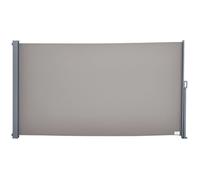 Store latéral brise-vue - Outsunny - rétractable paravent extérieur extensible protection solaire - aluminium - 300 x 160 cm - gris