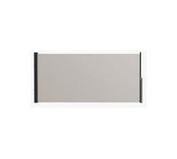 Store latéral brise-vue paravent rétractable dim. 3L x 1,40H m gris