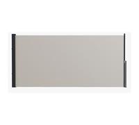 Outsunny Store latéral Brise-Vue paravent rétractable dim. 3L x 1,4H m alu. Polyester Anti-UV Haute densité 180 g/m² Gris