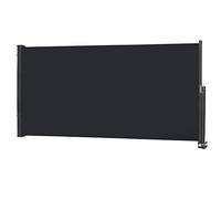 Store latéral extensible 100 x 300 cm - Protection contre le vent pour balcon, terrasse, jardin - Couleur anthracite élégante pour l'extérieur