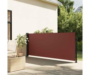 Store latéral, extensible, marron, 140 x 300 cm, pour balcon, terrasse, jardin, imperméable et résistant aux UV, en tissu brise-vue, protection contre le vent et le soleil, pour une intimité parfaite