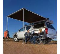 Store Latéral pour Véhicule, Hauteur Réglable, Rétractable, Pare-Soleil pour Barres de Toit UV50+, Étanchéité PU2000mm, pour SUV, Pick-up et Fourgons(200x300cm/6.6x9.8ft)