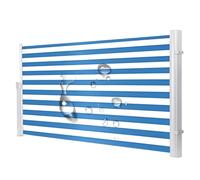 Store latéral rétractable/Brise-Vue, Hauteur: 120-170cm; Longueur: 200-600cm, Polyester 180g, imperméable et résistant aux UV, for terrasse, Jardin et Balcon.(G,160x300cm/63x118in)