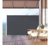 Store latéral rétractable, imperméable et résistant aux UV, Gamme de Tailles-Hauteur: 120-170cm; Longueur: 200-600cm, Store Brise-Vue latéral for terrasse.(4,160x500cm/63x197in)
