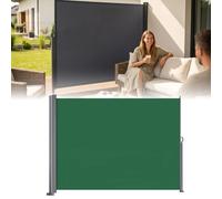 Store latéral rétractable - Paravent pliable - Imperméable et résistant aux UV - Pour jardin, balcon, piscine et terrasse - 200 x 600 cm