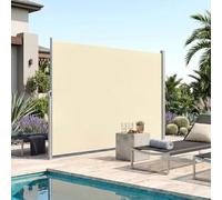 Store latéral rétractable pour jardin, terrasse, balcon et piscine - Boîtier en fer durable pour pare-soleil et protection de l'intimité
