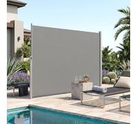 Store latéral rétractable pour jardin, terrasse, balcon et piscine - Boîtier en fer durable pour pare-soleil et protection de l'intimité