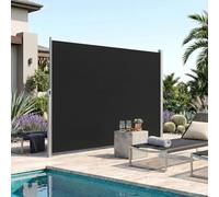 Store latéral rétractable pour jardin, terrasse, balcon et piscine - Boîtier en fer durable pour pare-soleil et protection de l'intimité