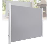 Store latéral rétractable pour terrasse, auvent Pliable pour Plus dintimité, cloison imperméable et résistante aux UV pour Balcon et Jardin (160x500cm)